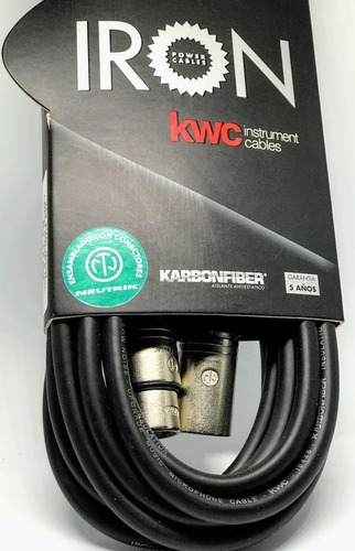 Cable Kw Iron Modelo 242 Xlr Xlr 6 Metros - Image 4