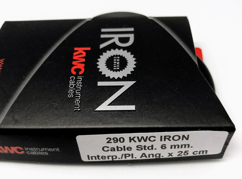 Cable Kw Iron Modelo 290 Interpedal Plug-plug Angular 25cm - Image 3