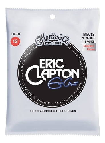 Encordado Guitarra Acustica Clapton 012-054 Martin MEC12 - Image 1