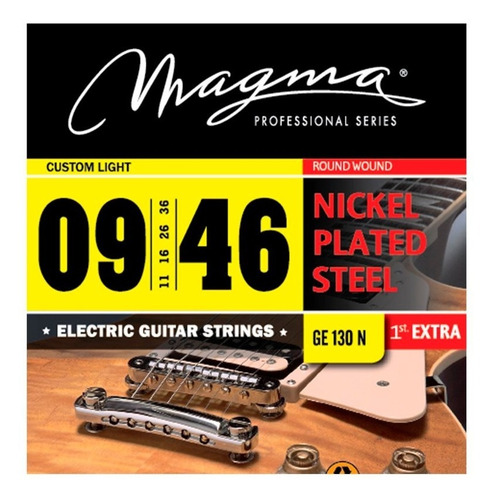 Encordado Guitarra Electrica Magma 009-046 GE130n - Image 1