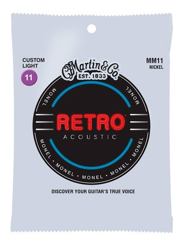 Encordado_Martin_Guitarra_Acustica_Retro_Mm11_11-52_D_668444-MLA48798446893_012022-O.jpg Encordado Guitarra Acustica Martin Retro MM11 011-052 - Image 1