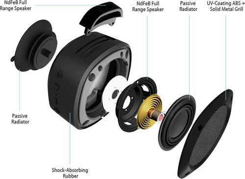Parlante Bluetooth Resistente Al Agua 3,5w Divoom Airbeat 10 - Image 13