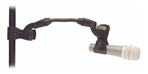 Soporte Clamp 8 Cm Doble Pinza Para Microfono Bateria Superlux HM12C - Image 1