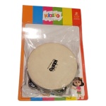 Pandereta Madera Parche De Cuero 6" IZZO - Image 2