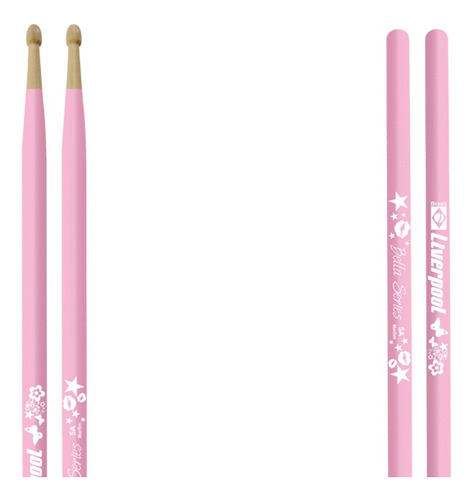 Palillos Liverpool Bella Series Lb 5a Punta Madera - Image 2
