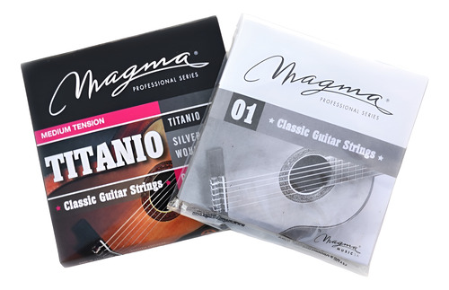Encordado Guitarra Clásica Magma Tension Media Titanium GC110T - Image 2