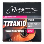 Encordado Guitarra Clásica Magma Tension Media Titanium GC110T