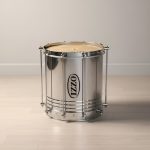 Cuica Acero 10 x 30 Cm  Izzo 7097 - Image 3