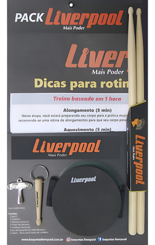 Kit Liverpool Pallilos + Goma De Practica Liver Pack - Image 1