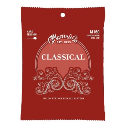 Encordado Guitarra Clasica Ball End Martin & Co. M160 Tension Alta