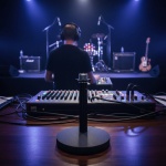 Pie Microfono De Mesa Recto Pesado Base Redonda Superlux D 1 - Image 2