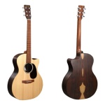 Guitarra Electroacústica Martin & Co. Gpcx2e Cocobolo Natural Diestro Richlite