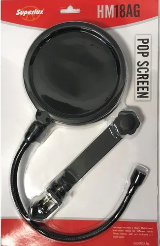 Antipop Dual Filter Superlux HM18AG - Image 2