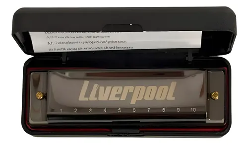 Armonica Blusera En Do Liverpool Color Negro - Image 1