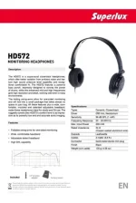 Auricular Cerrado HD572 Superlux - Image 4