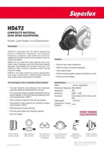 Auricular Semi Abierto Superlux HD672 - Image 13