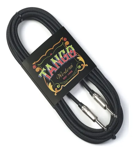 Cable 3 Metros Plug Tela Negro Silent Western Mcrtx30 P - Image 1