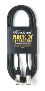 Cable Microfono Xlr - Xlr Balanceado 3m Western - Image 3