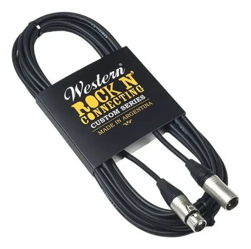 Cable Microfono Xlr - Xlr Balanceado 3m Western - Image 1