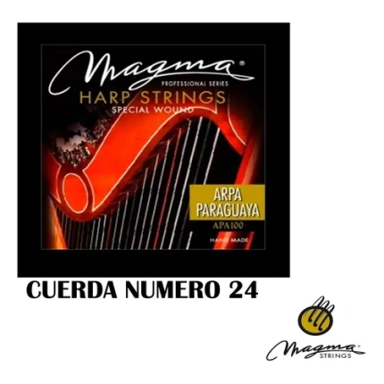 Cuerda Arpa Paraguaya Numero 24 Magma