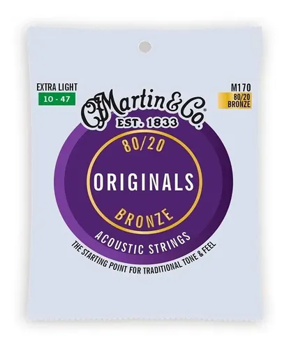 Encordado Guitarra Acustica Martin Originals M170 - Image 1
