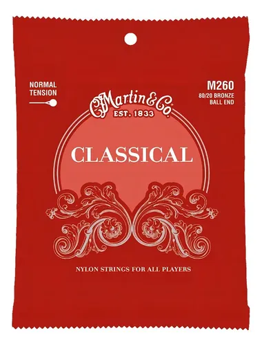 Encordado Guitarra Clasica Tension Media Martin & Co M260 - Image 2
