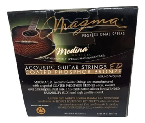 Encordado Guitarra Electrica Magma Coated Ge110ed - Image 2