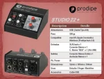 Interface Usb De Audio Prodipe Studio 22 Plus - Image 6