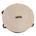 Pandereta Madera Parche De Cuero 6" IZZO