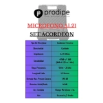 Set 3 Microfonos Acordeon Prodipe AL21 - Imagen 5