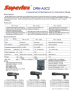 Set Microfonos Para Bateria Superlux DRK A3C2 - Image 2