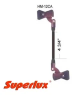 Soporte Clamp 12 Cm Doble Pinza Para Microfono Bateria Superlux HM12CA - Image 2