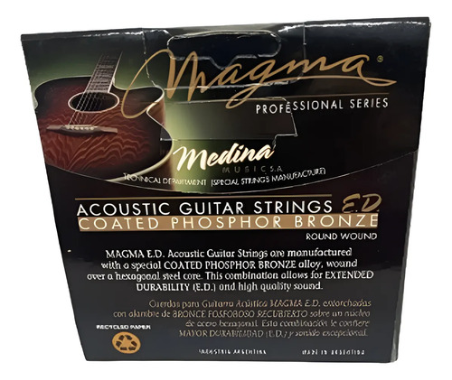 Encordado Guitarra Electrica Magma Coated Ge110ed - Image 2