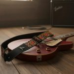 Correa Guitarra Magma Polyester Red Woodstoc 07ms01rw - Imagen 3