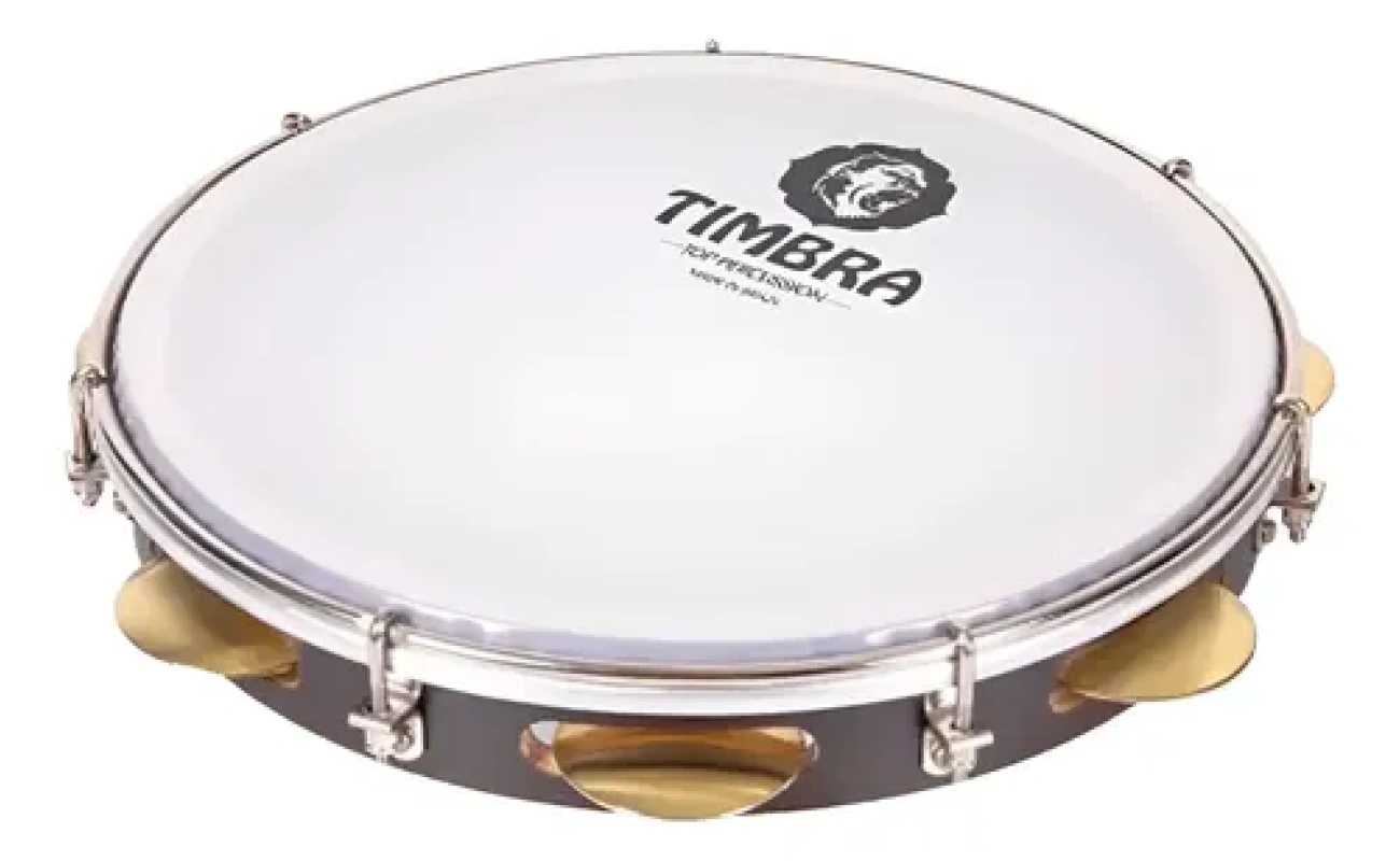 Pandeiro Madera Light Profesional 10" TIMBRA 8628 Chocolate