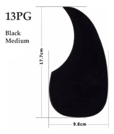 Pickguard Guitarra Acustica Negro Martin Co. D 773052 MLA117043877484 102026 O